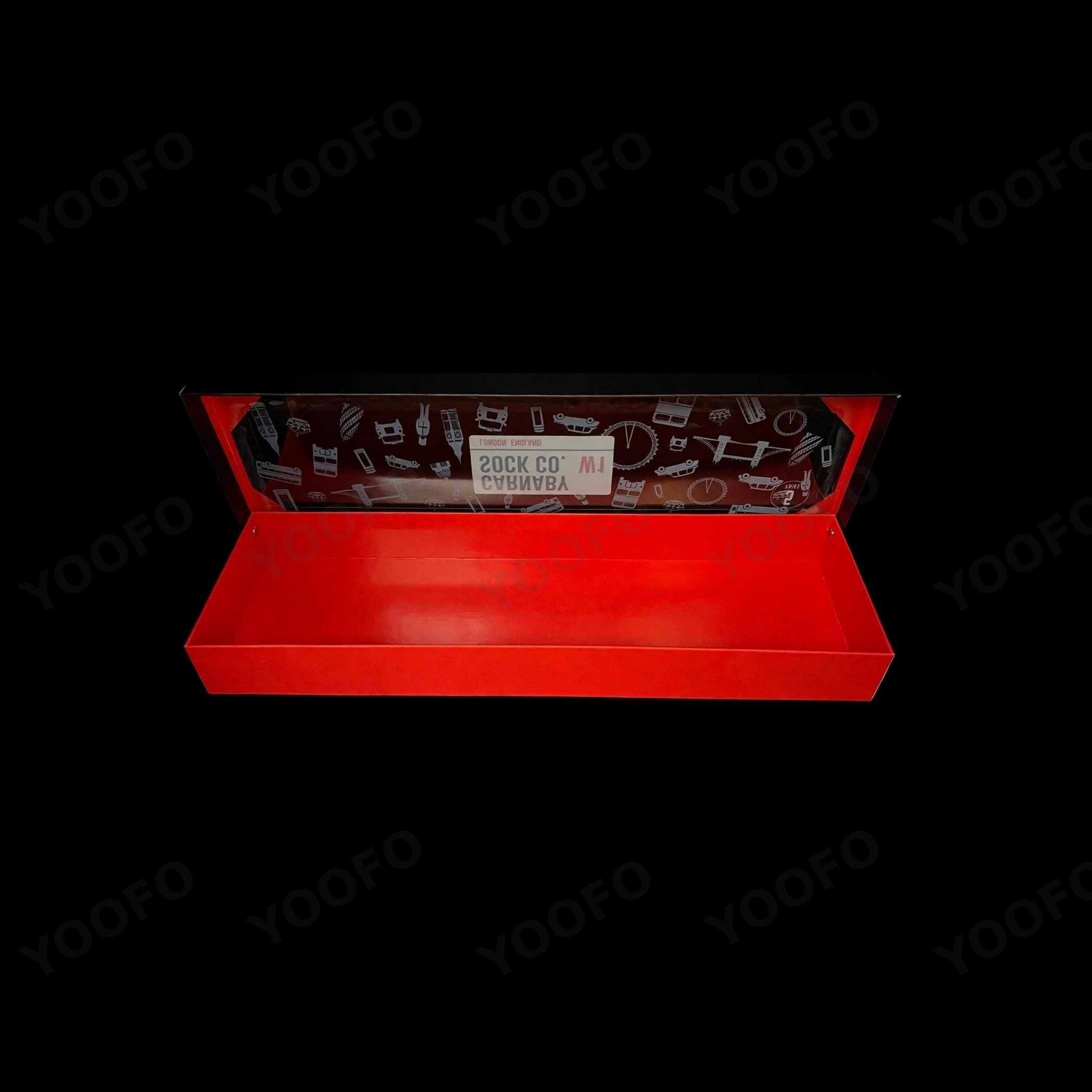 Metal Pivot-Hinge Window Gift Box