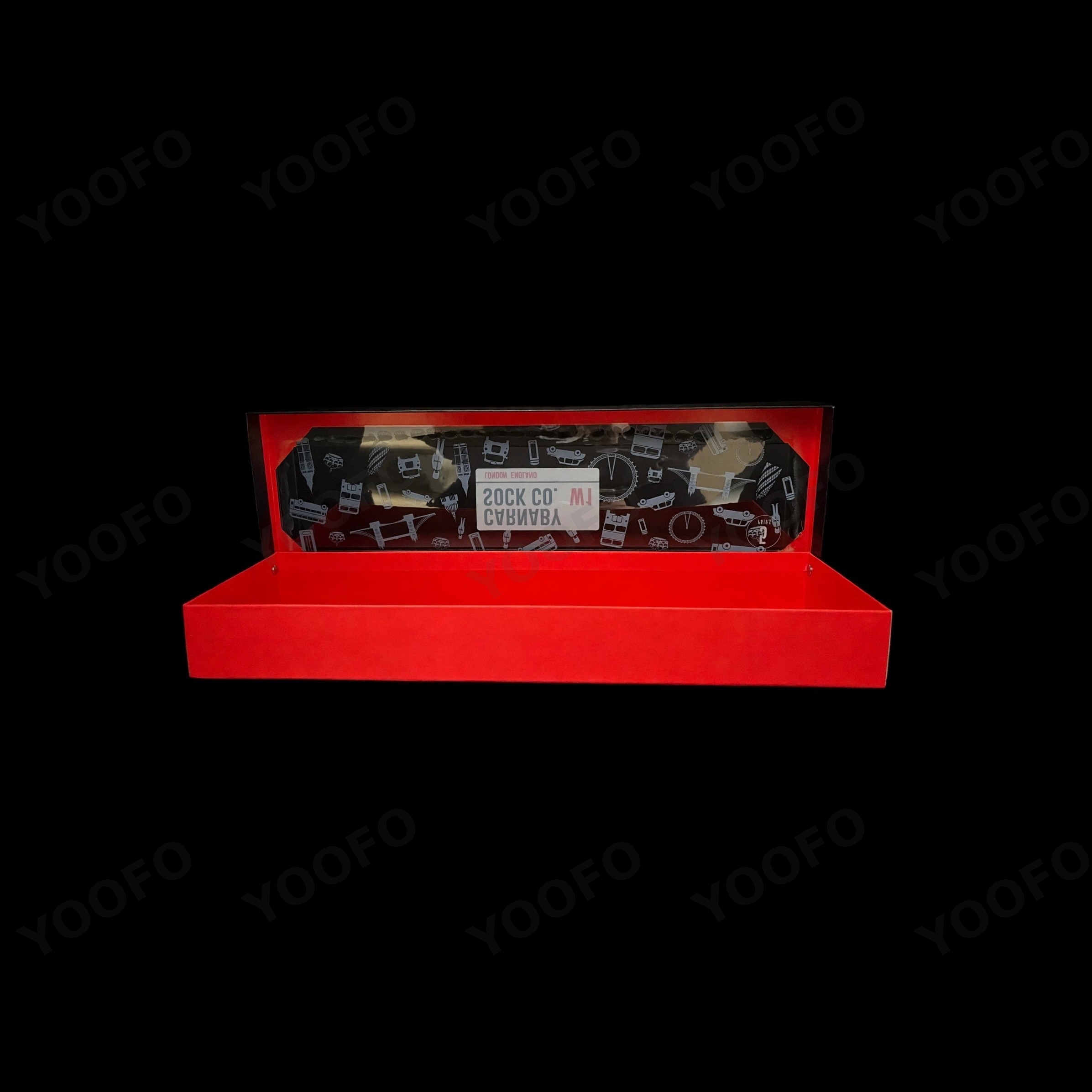 Metal Pivot-Hinge Window Gift Box