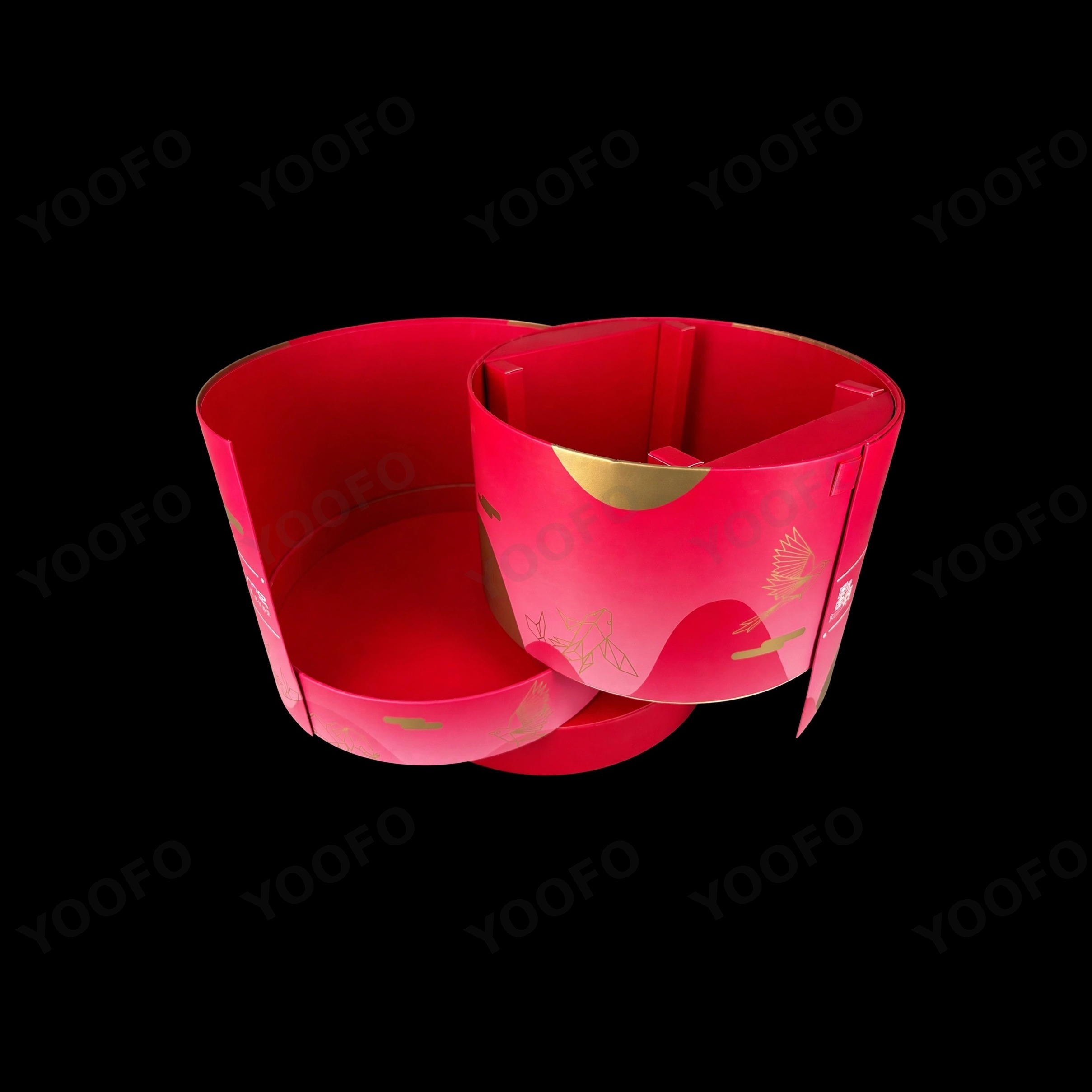 Double-Layer Round Gift Box
