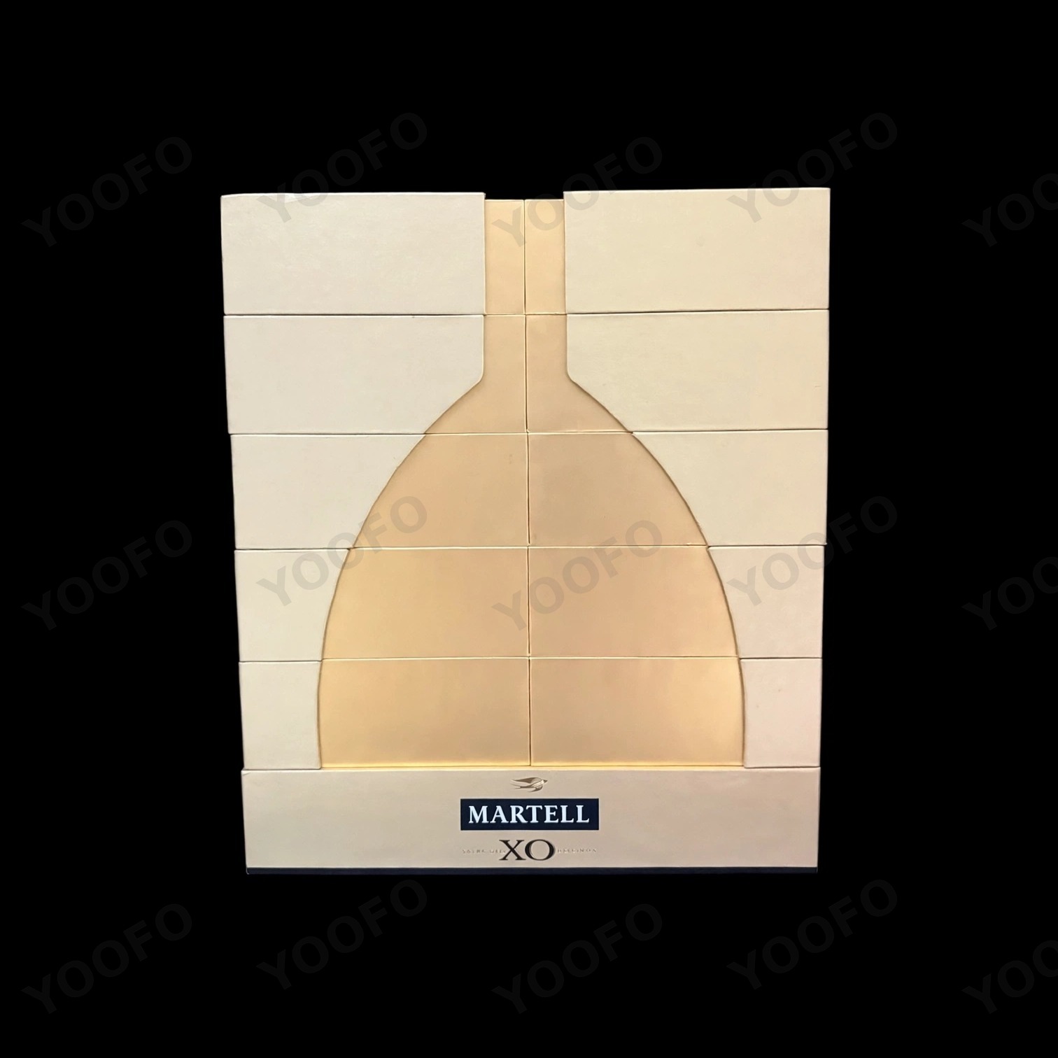 Stepped Double-Opening Wine Box