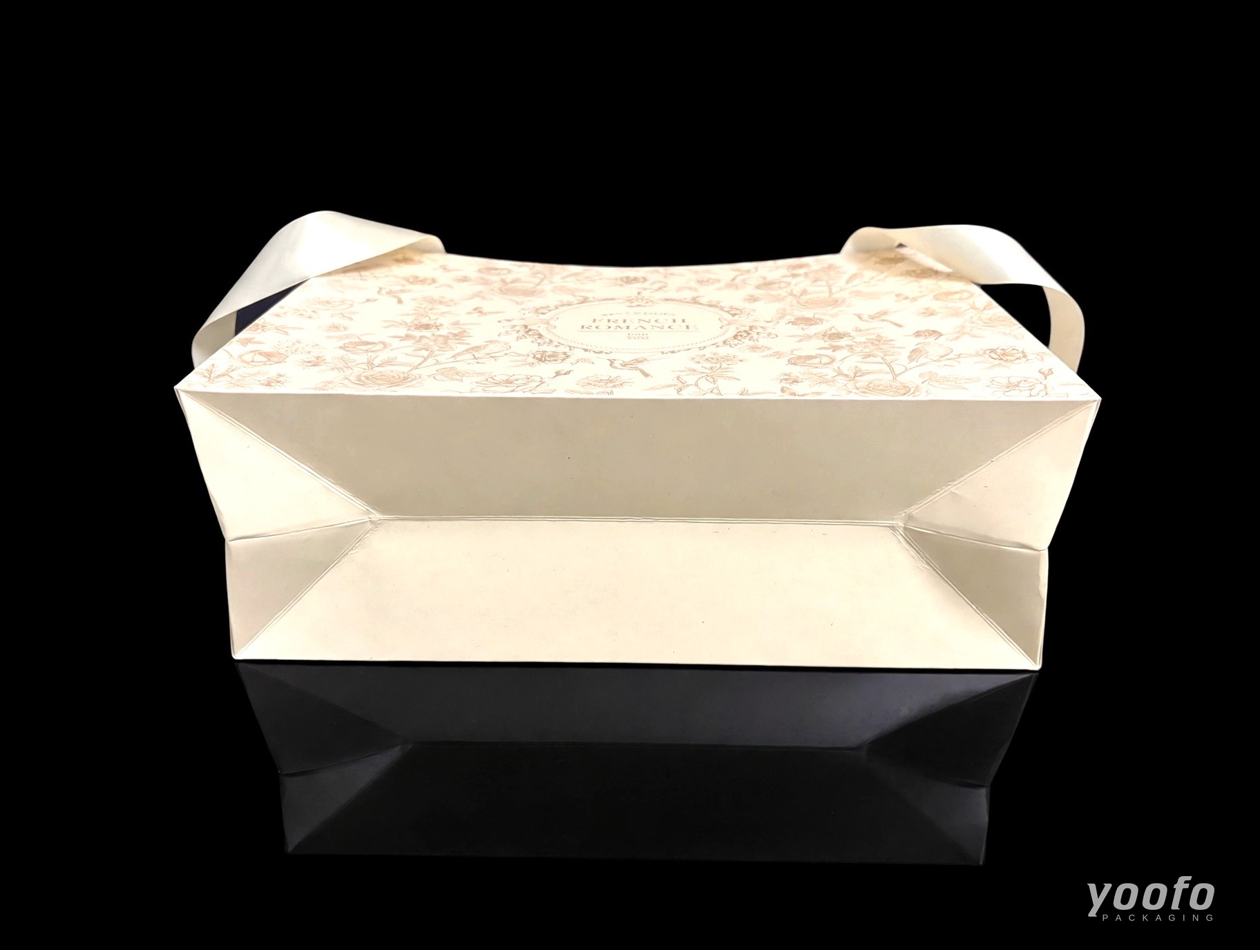 French Botanical Waistline-Free Paper Shopping Bag - 4