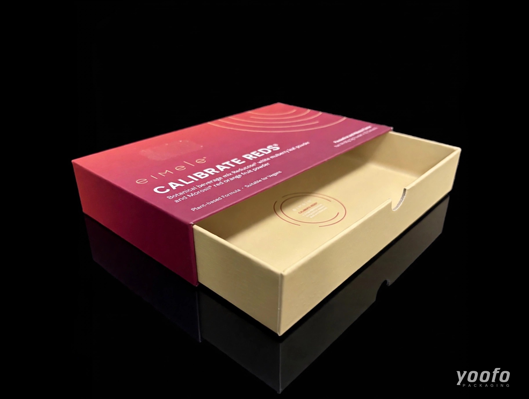 Red Drawer Supplement Gift Box · Health Supplement Gift Box · Yoofo Packaging