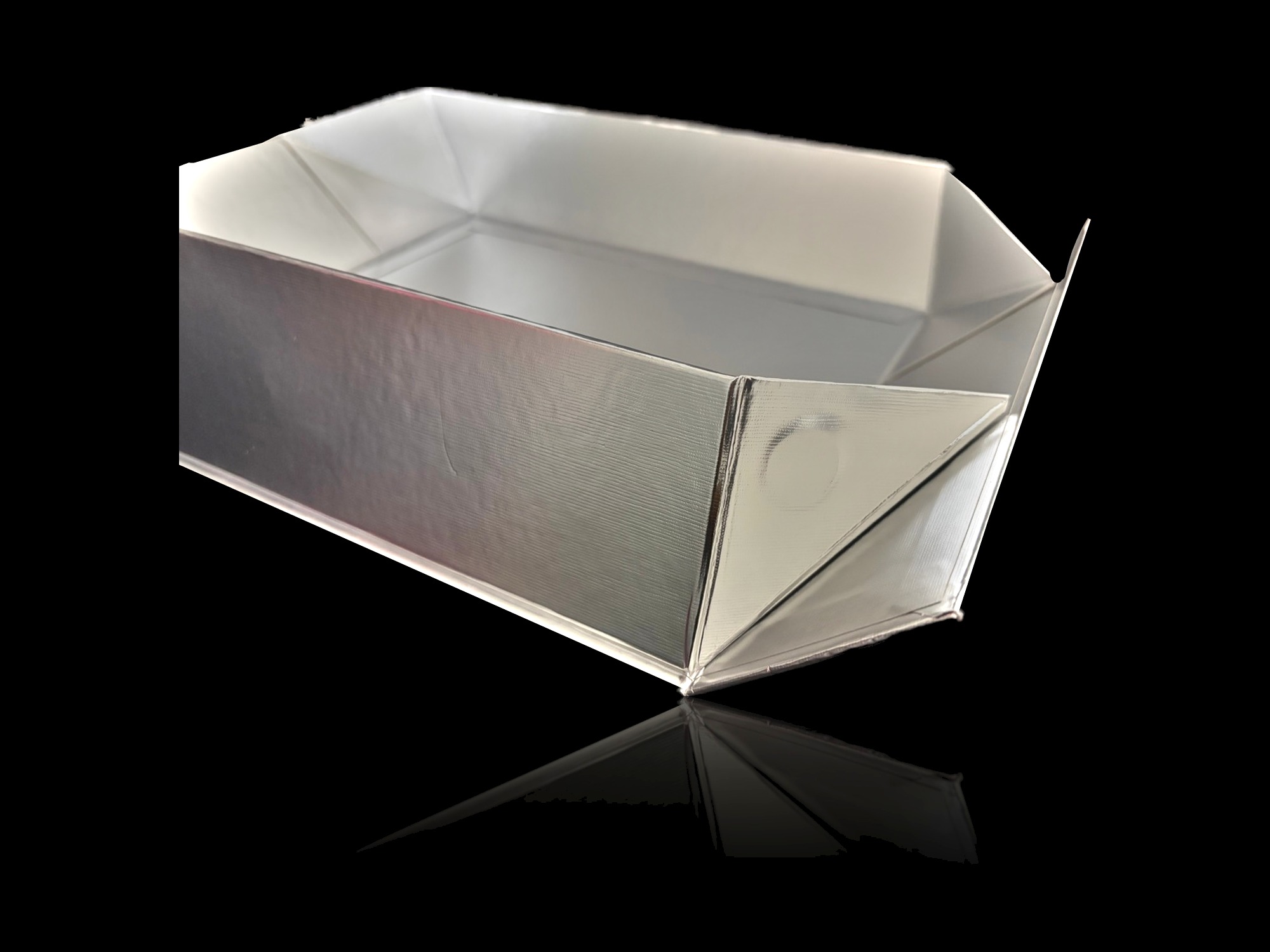 Caja de regalo r&iacute;gida plegable magn&eacute;tica plateada &middot; Caja de regalo de lujo &middot; Yoofo Packaging (5)
